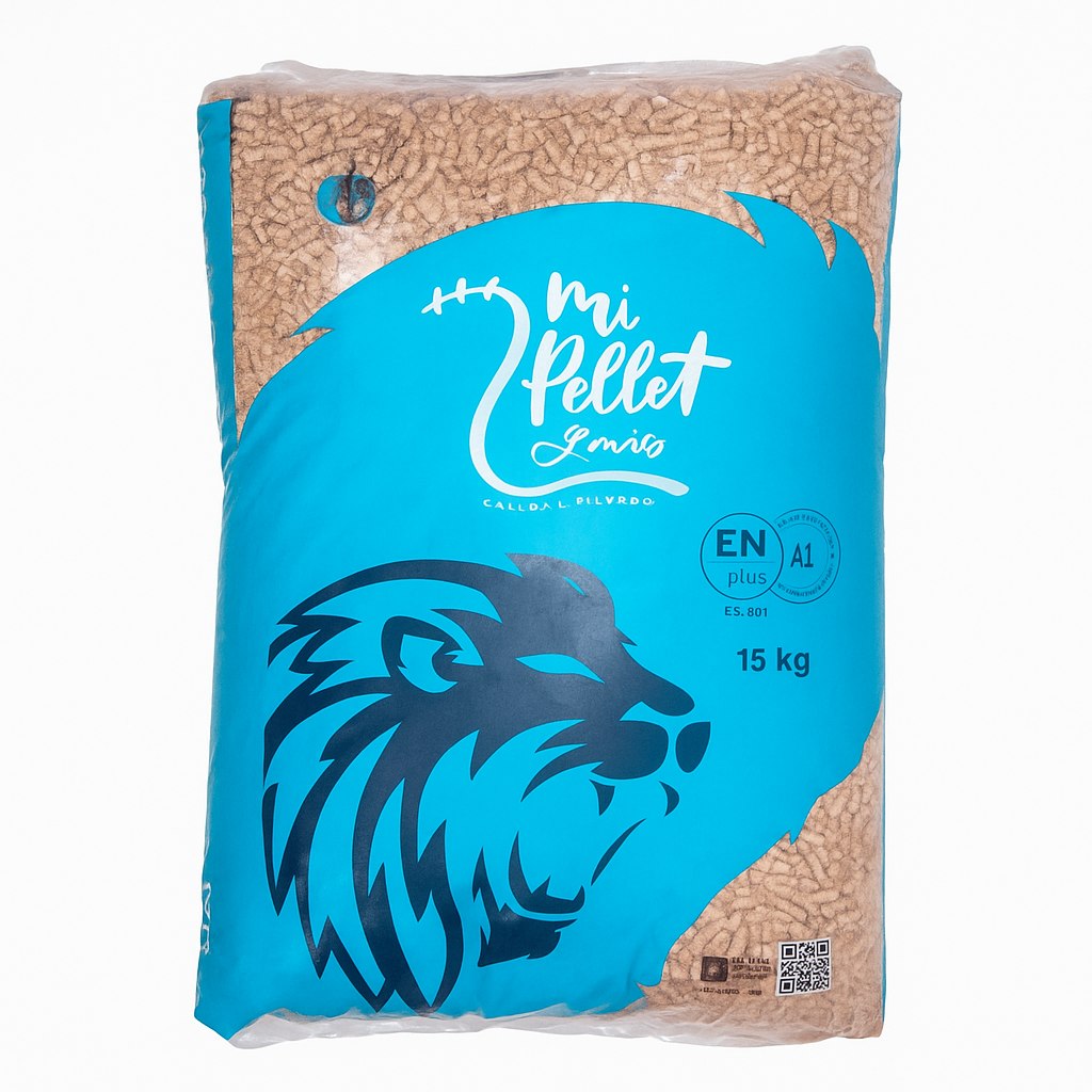 Mi Pellet y Más – Edición Limitada | Palet 77 sacos de pellets de pino 100 % (Enplus A1)