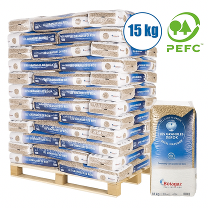 Pellets Butagaz – Certificación DIN Plus | Palet de 66 sacos