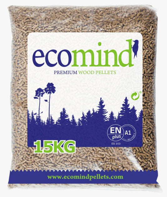 L’ECO MIND – Palet de 70 sacos (1050 kg) | Pellet ENPlus A1 (ES303)