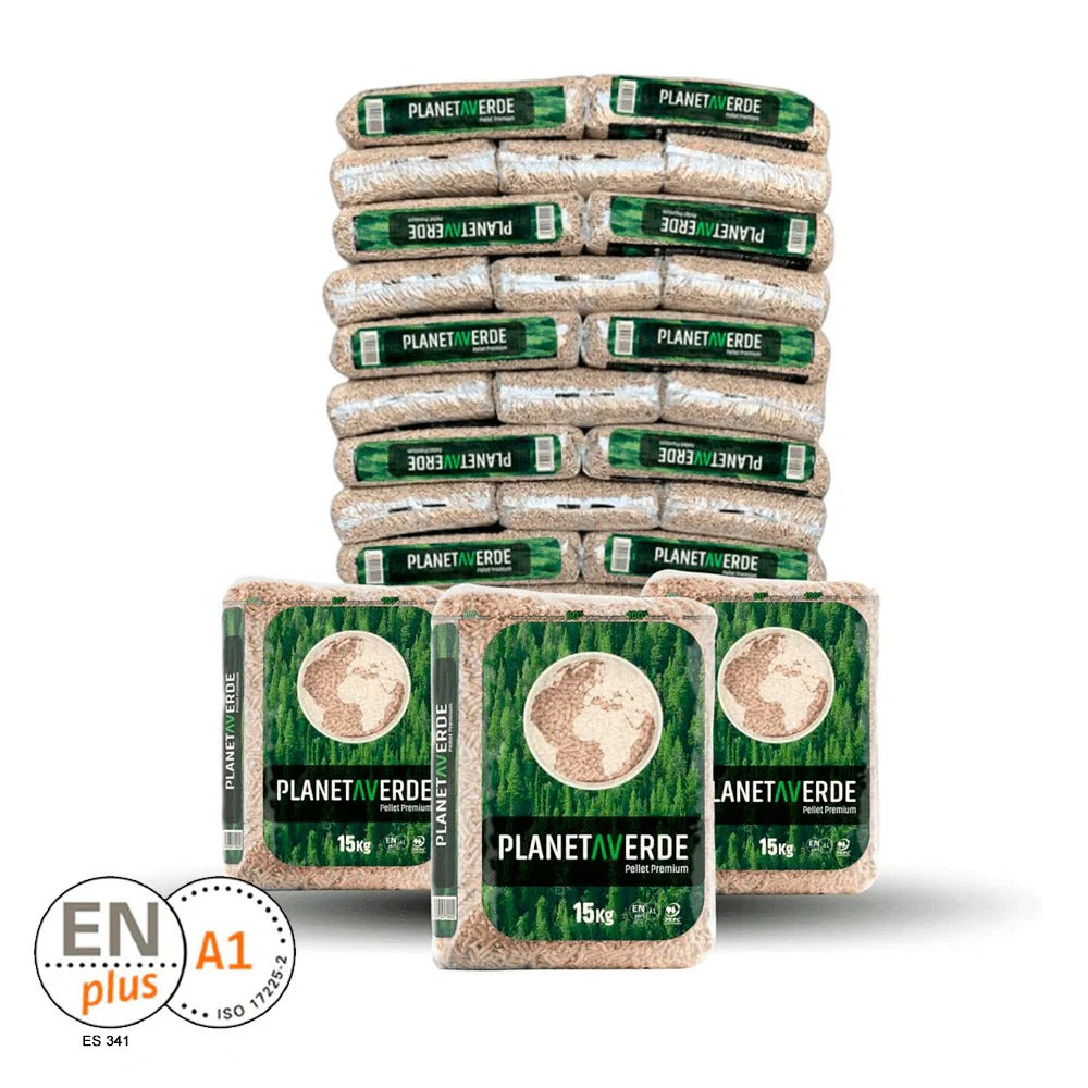 Planeta Verde – Palet de 77 sacos (1155 kg) | Pellet 100% nacional