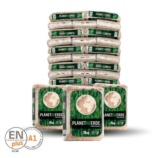 Planeta Verde – Palet de 77 sacos (1155 kg) | Pellet 100% nacional