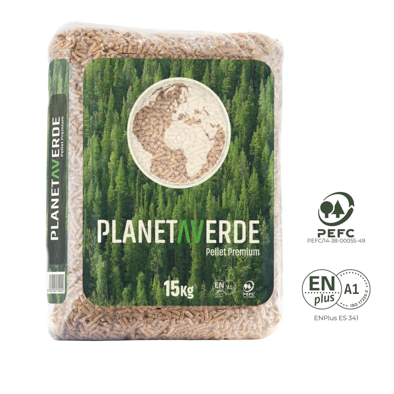 Planeta Verde – Palet de 77 sacos (1155 kg) | Pellet 100% nacional