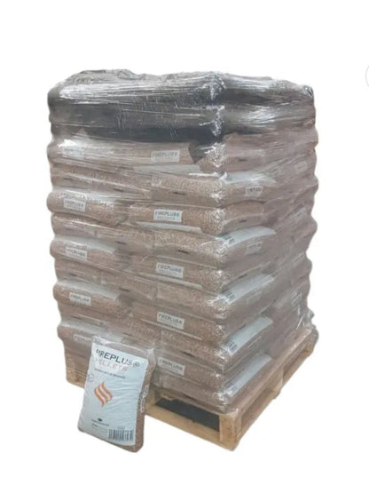 Fireplus – ENplus A1 | Palet de 70 sacos (1050 kg)