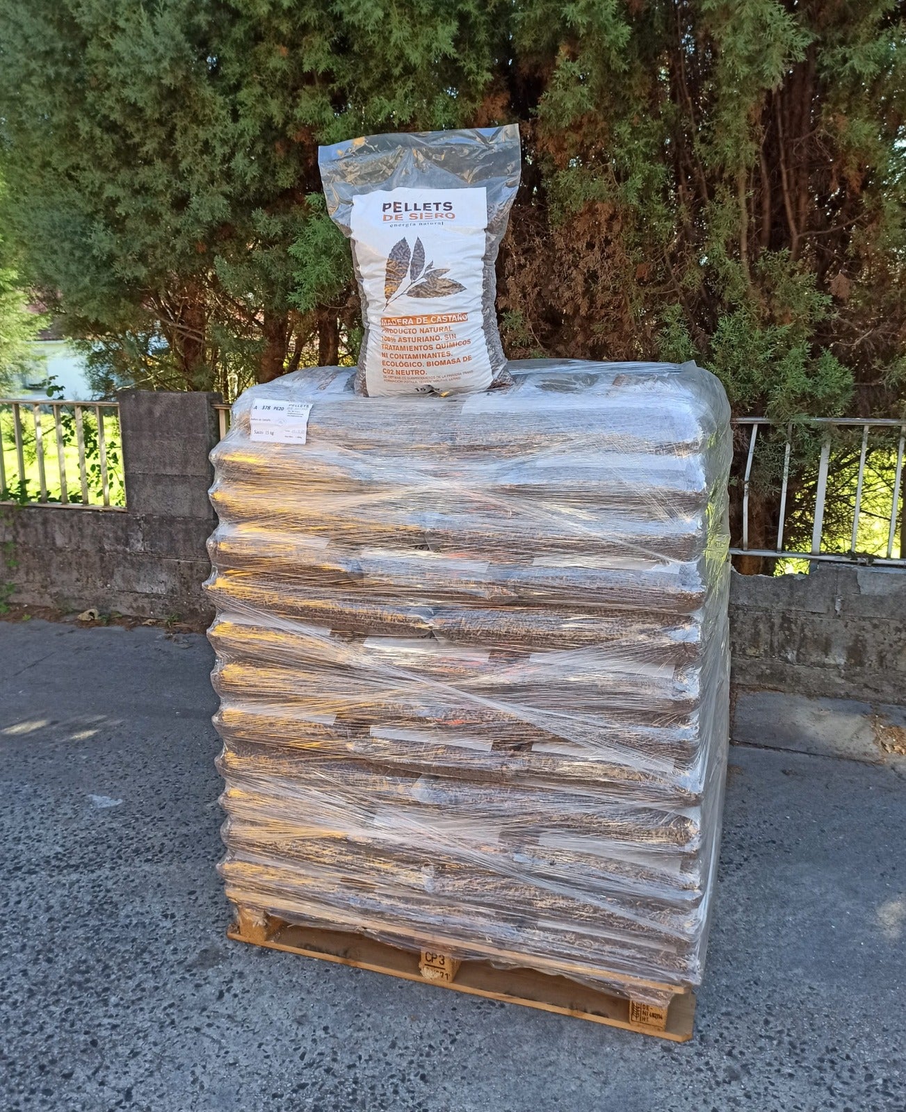 Pellets de Siero – Palet de 72 sacos (1.080 kg)