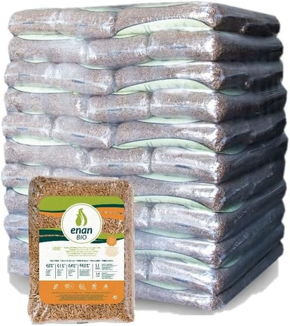 ENAN Bio – Pellets Premium Certificados ENplus A1 | Palet de 70 sacos (1050 kg)