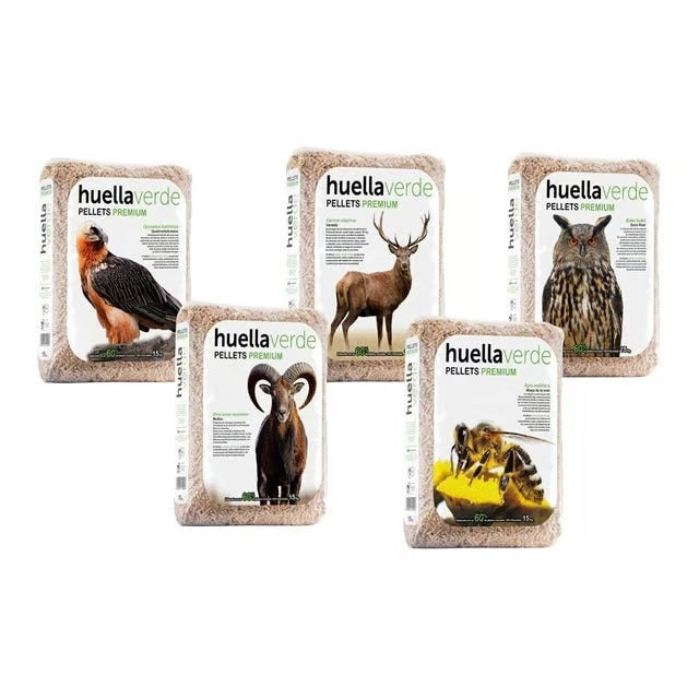 Pellets Huella Verde – Palet de 77 sacos (1155 kg)